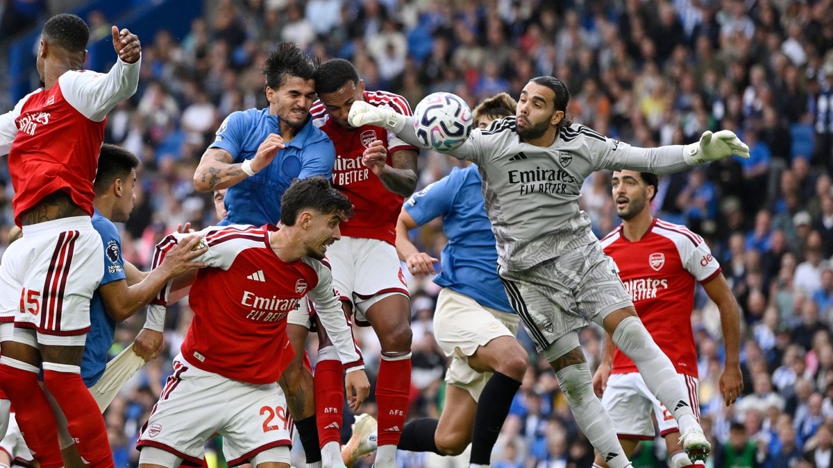 Arsenal fillerista etter nederlag: – Ikkje i nærleiken