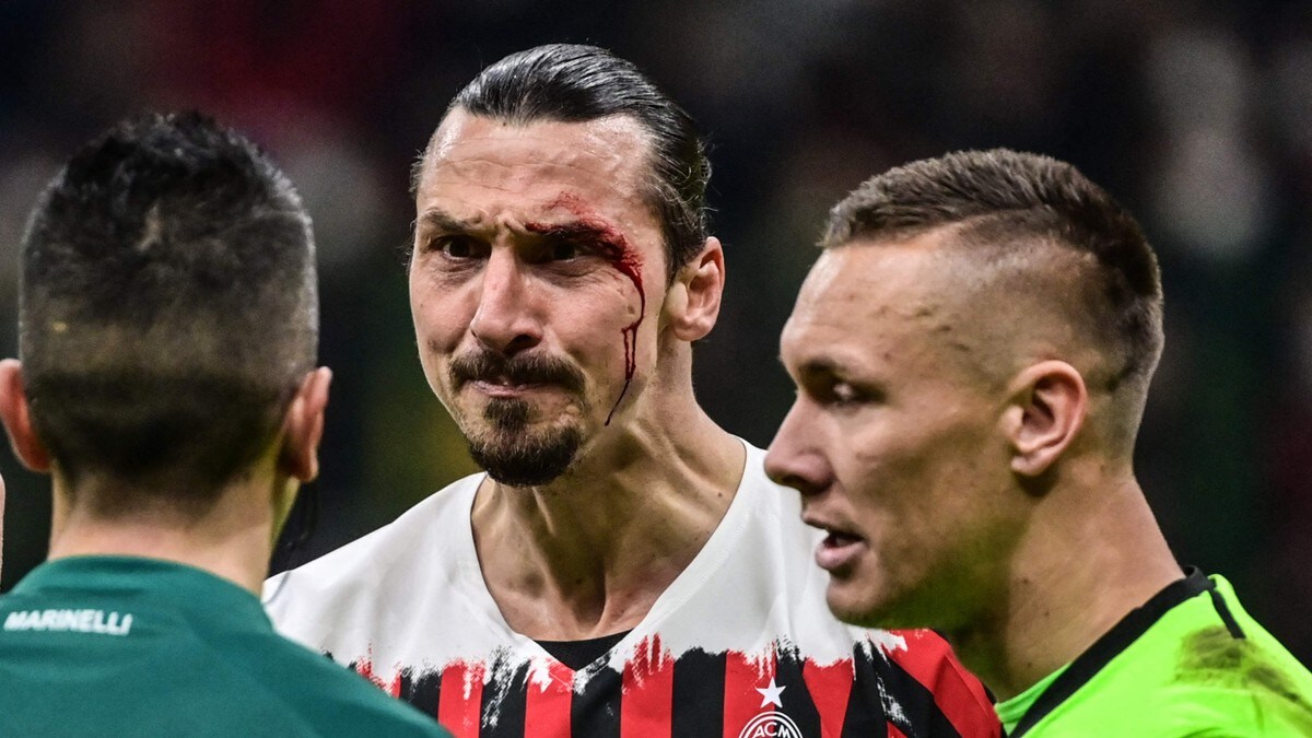 Blodig Zlatan da Milan rotet bort poeng i gullkampen