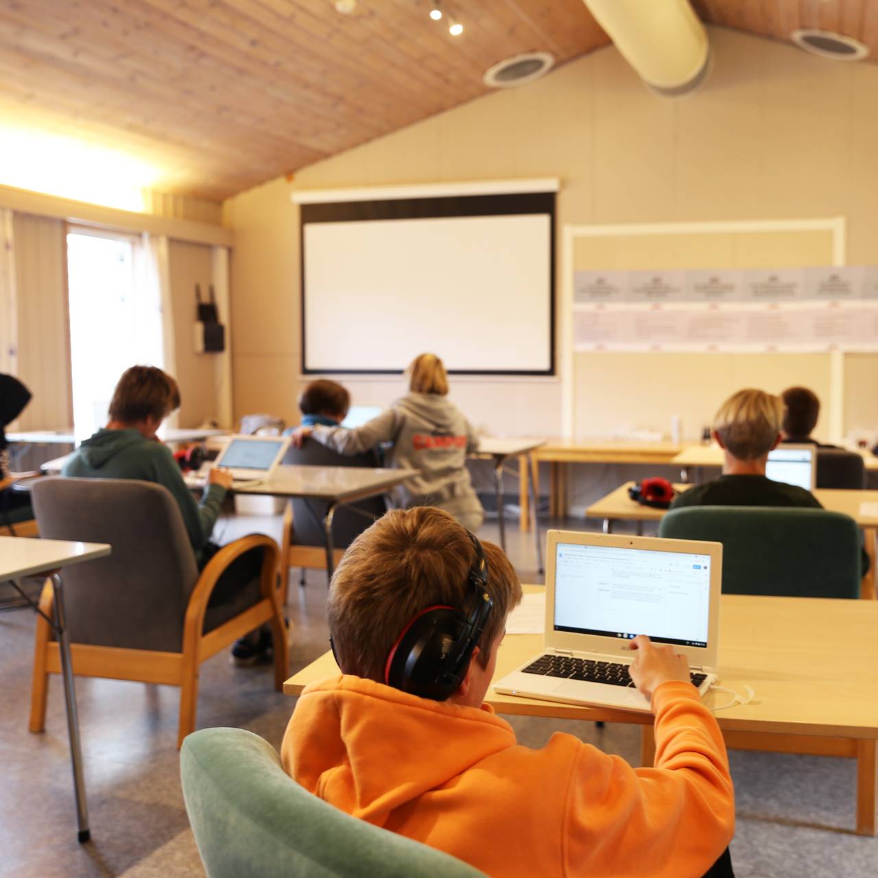Skriving på guttas campus