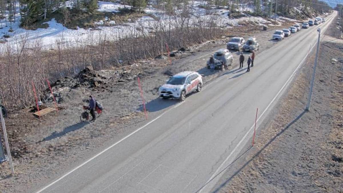 Alvorlig trafikkulykke på E10 i Narvik