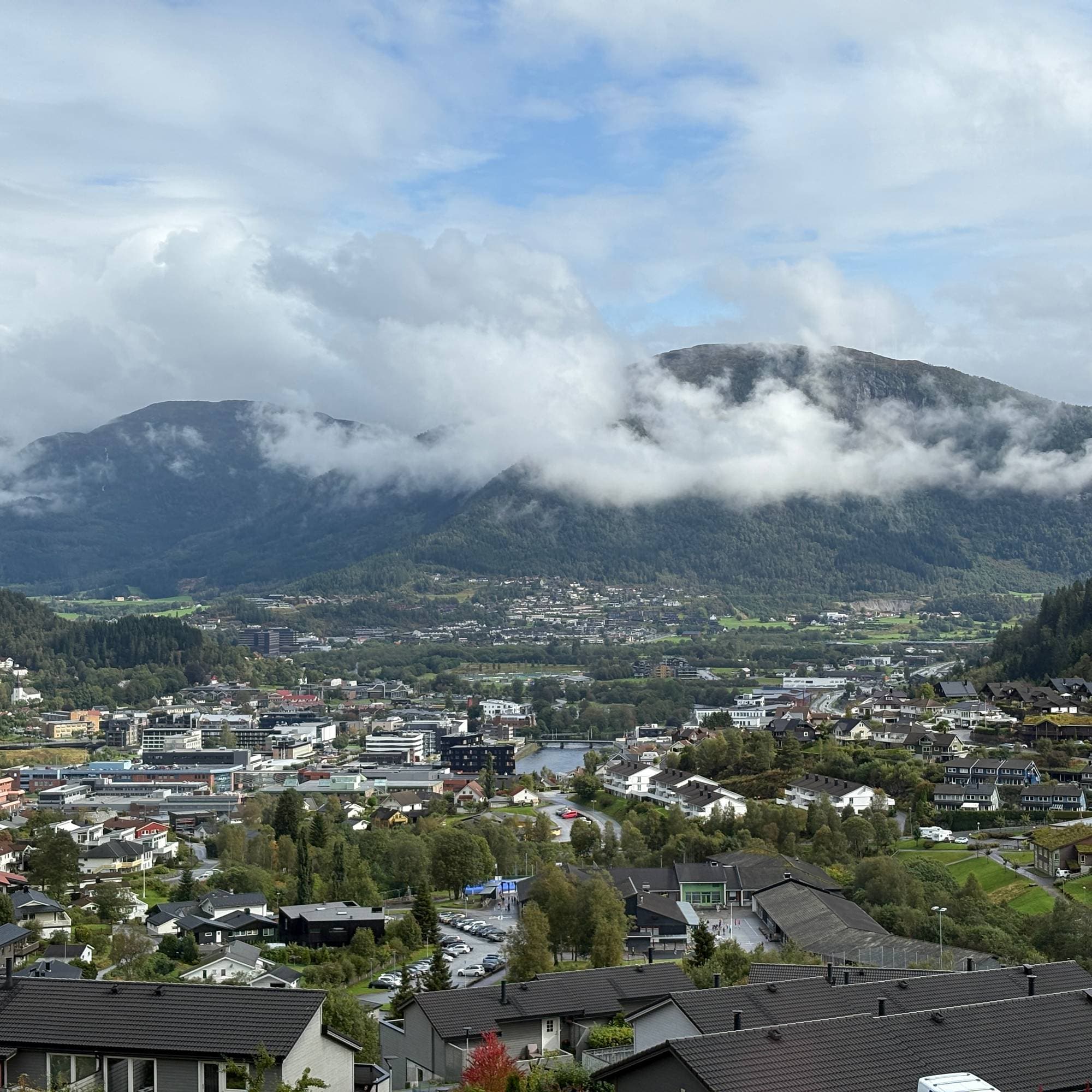 Oversiktsbilde fra Førde 
