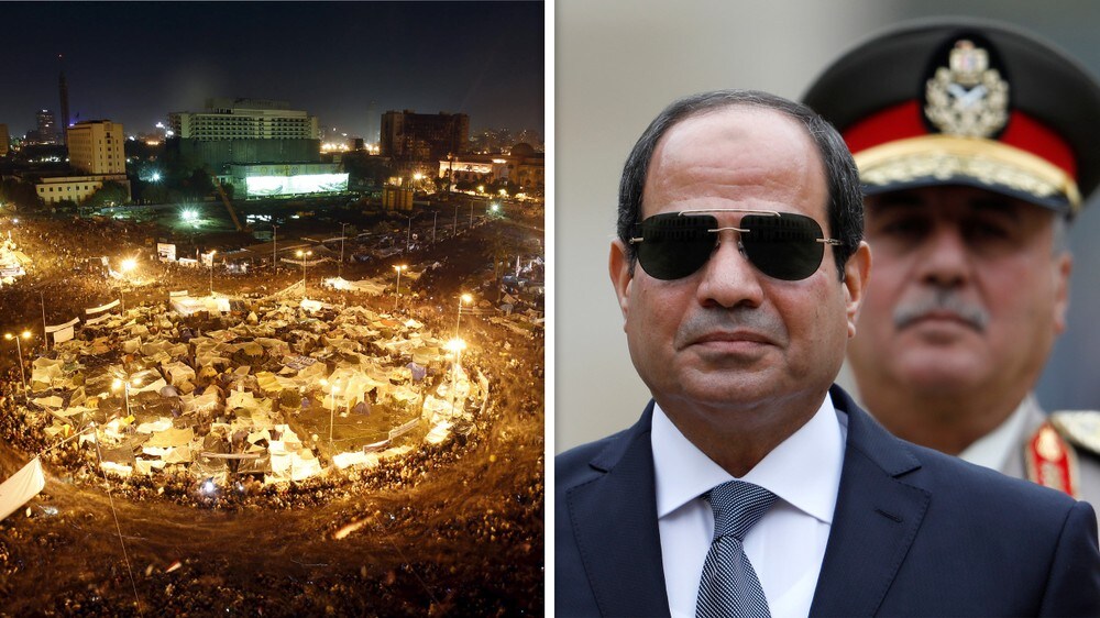 Egypts president med kraftig advarsel mot kritikere