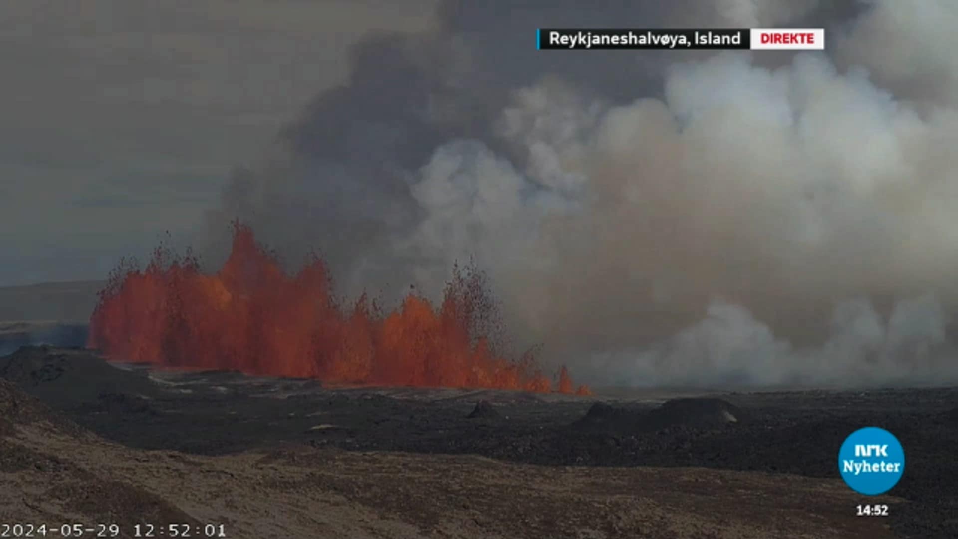 アイスランドで新たな火山噴火 – NRKノルウェー – 国内各地のニュース概要