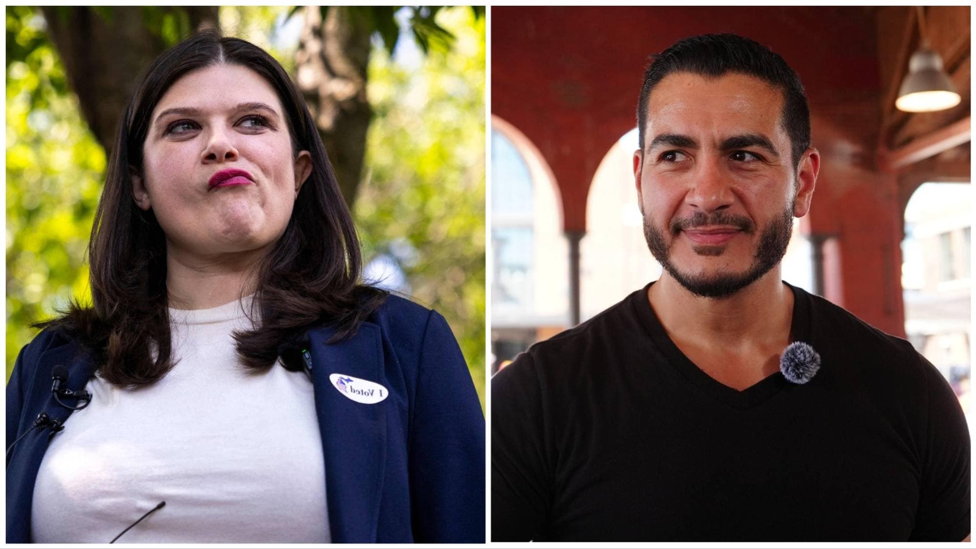 Haley Stevens og Abdul El-Sayed.