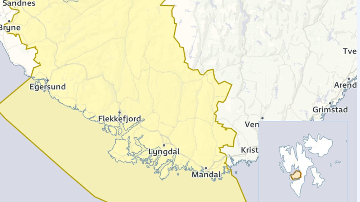 Venter jord- og flomskredfare