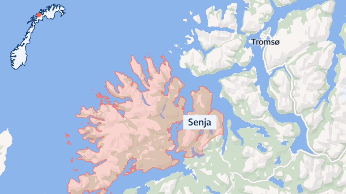 Ti personer i møteulykke i Senja
