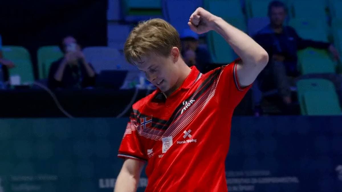 Borgar Haug med bordtennissensasjon i EM: – Galskap