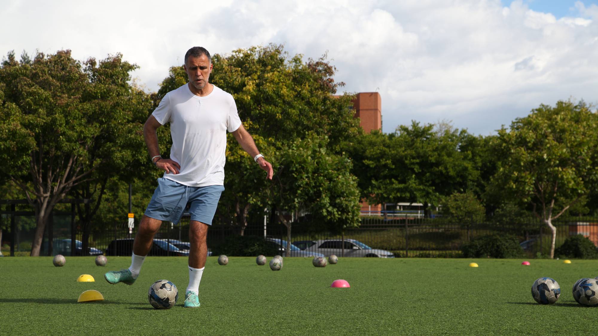 Hakan Sukur på trening