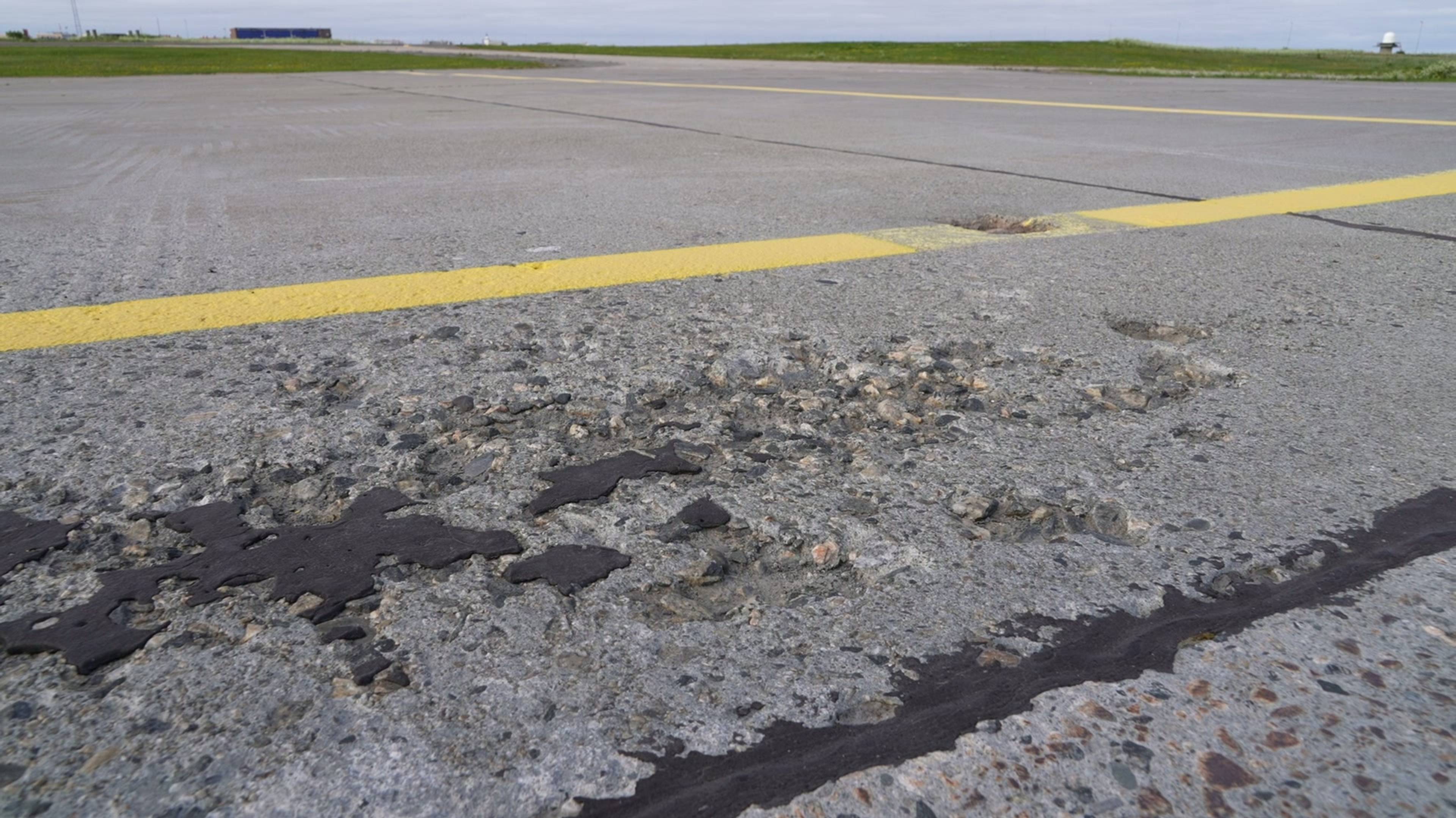 Betongdekket på Andøya flystasjon