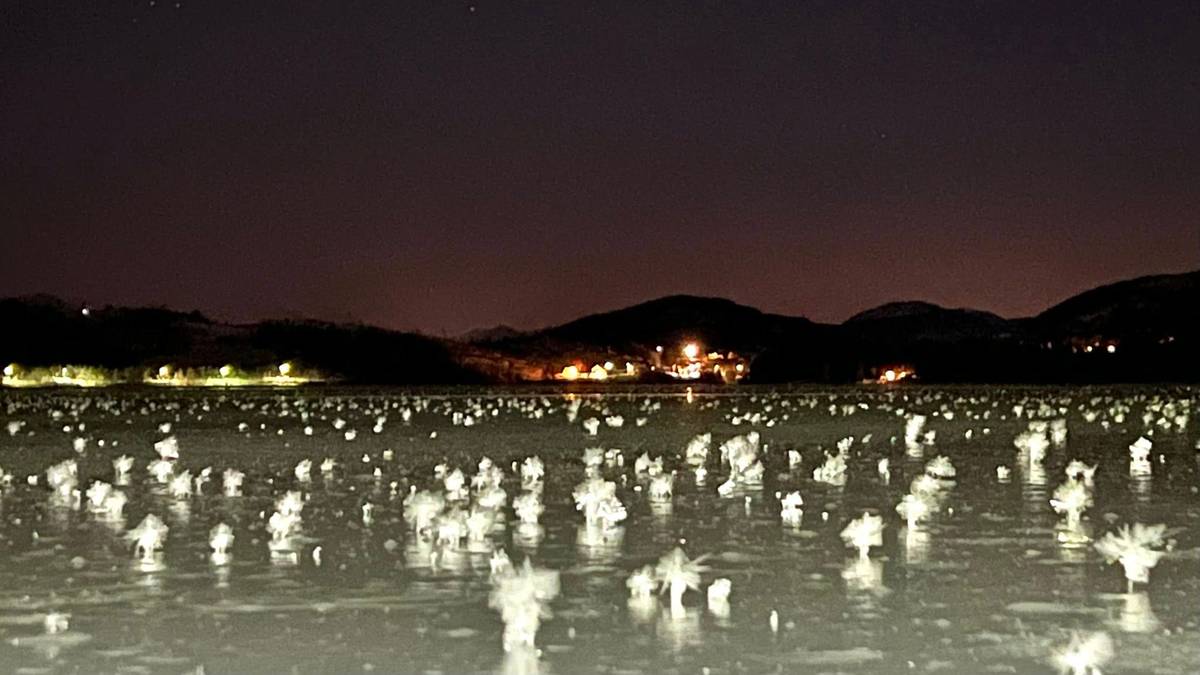 Ingunn oppdaga «dansande ballerinaer» på isen