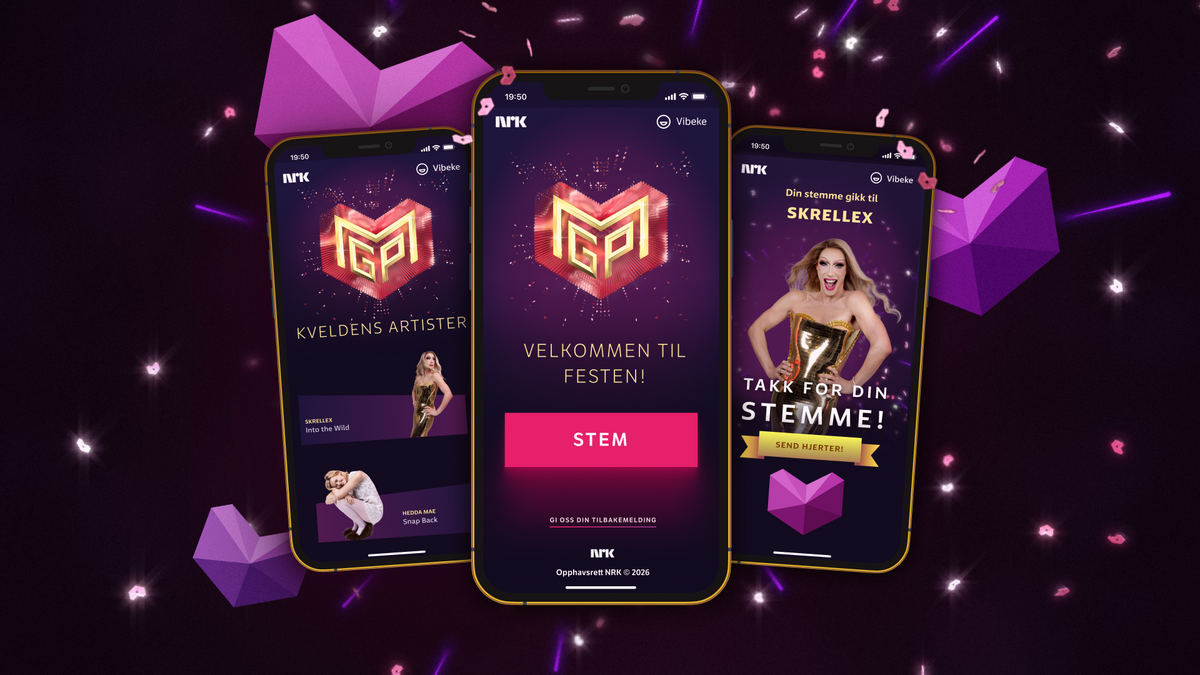 Slik stemmer du i Melodi Grand Prix 2026