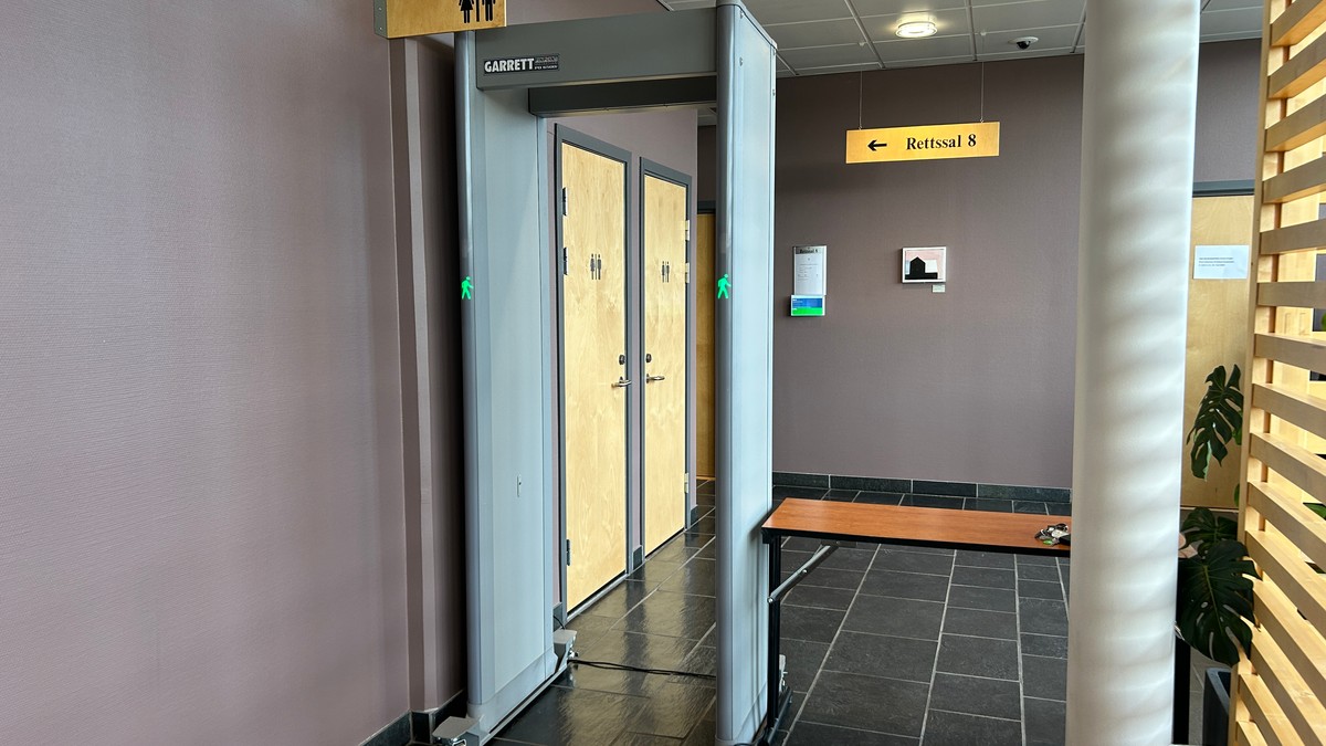 Økt sikkerheten i Hamar tinghus grunnet drapssak