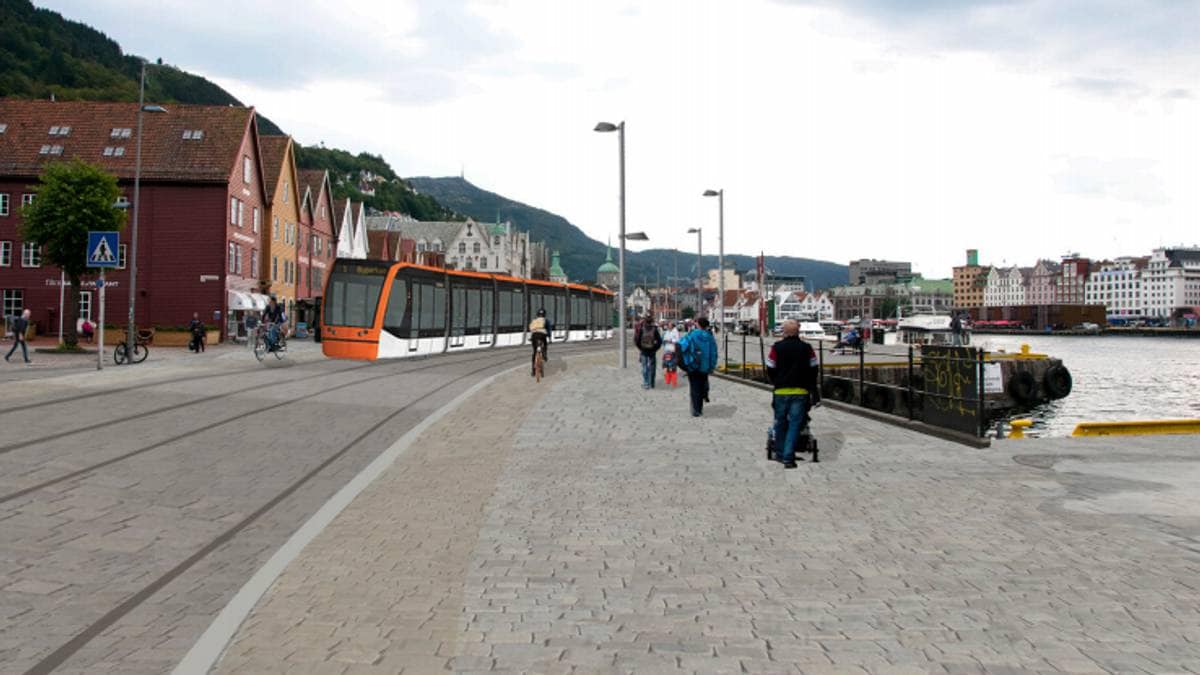 Flere Vil Ha Bybanen Over Bryggen – NRK Vestland