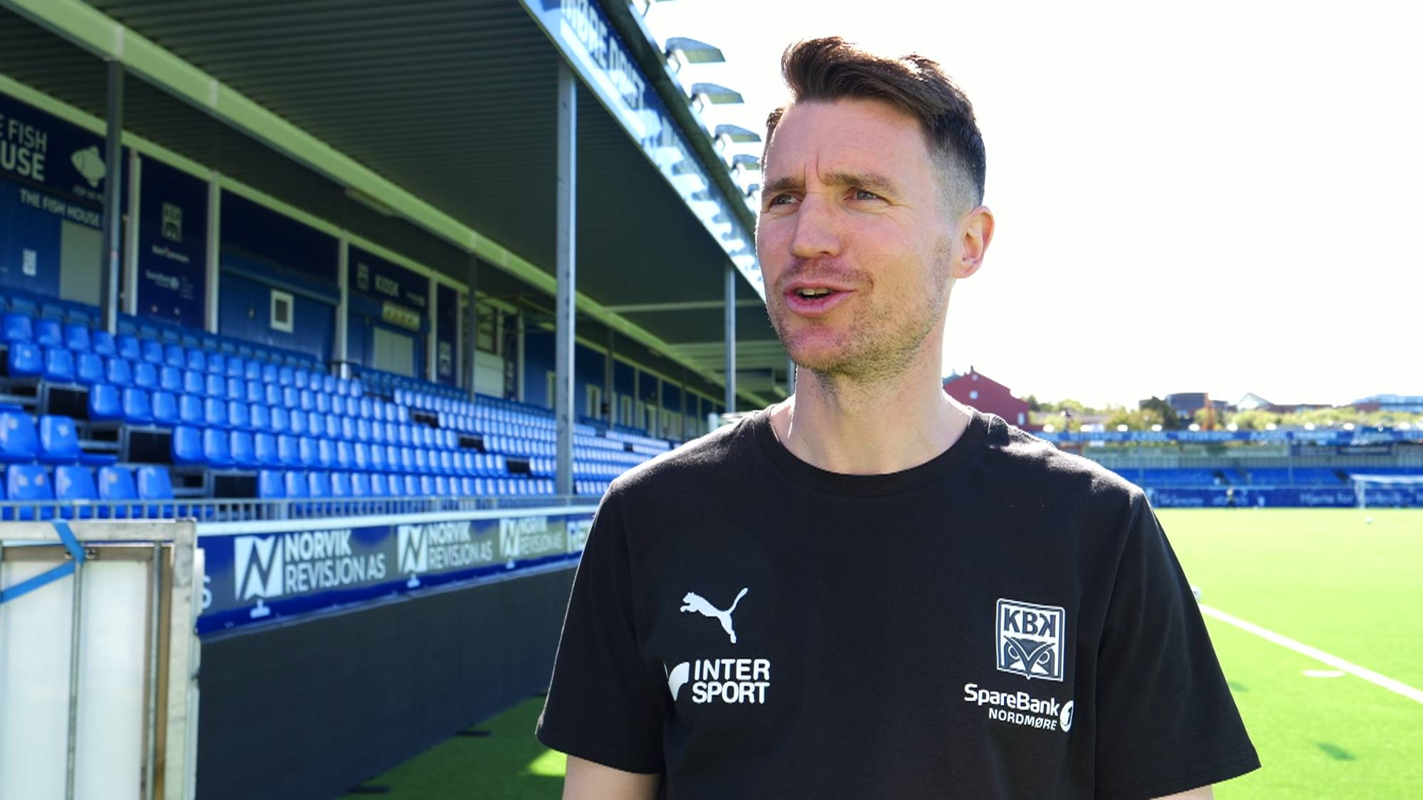Christian Gauseth på KBK stadion