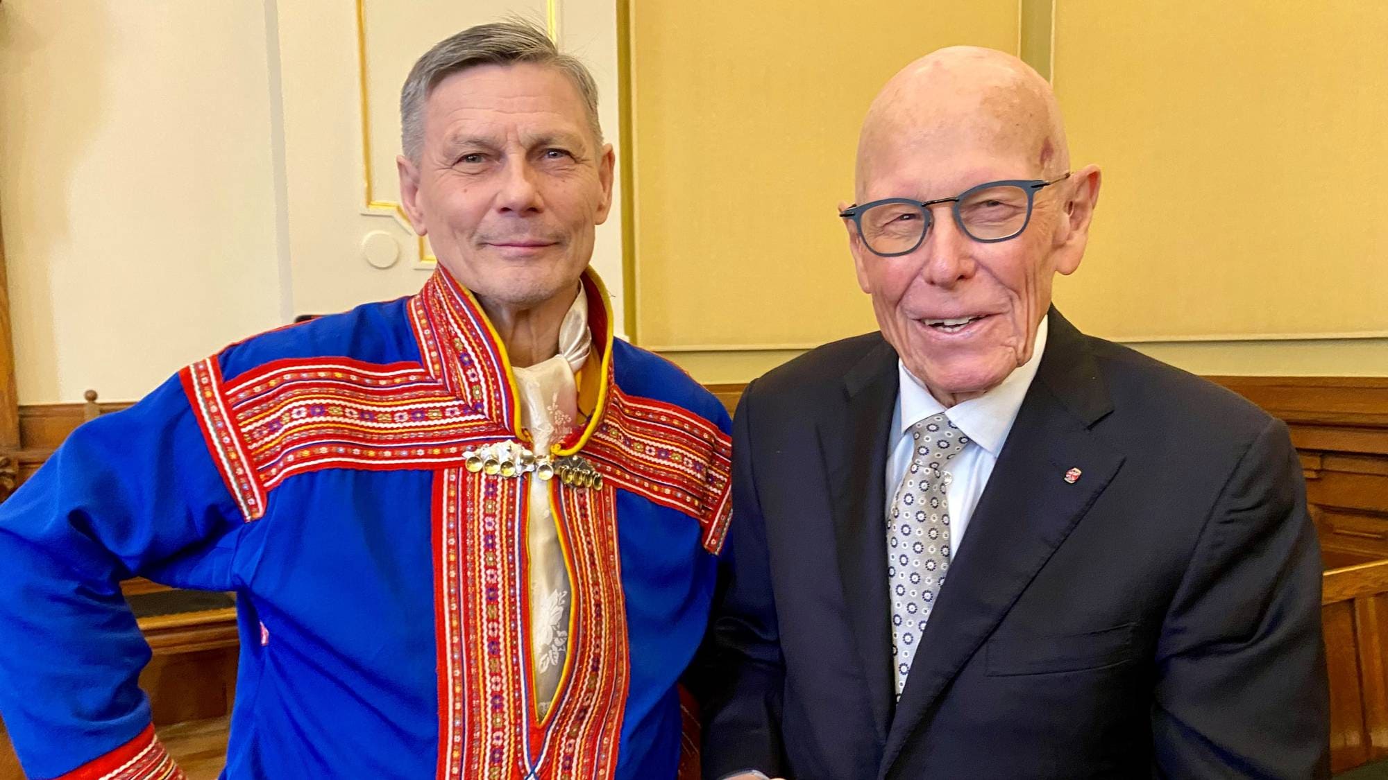 Ole Henrik Magga og Carsten Smith