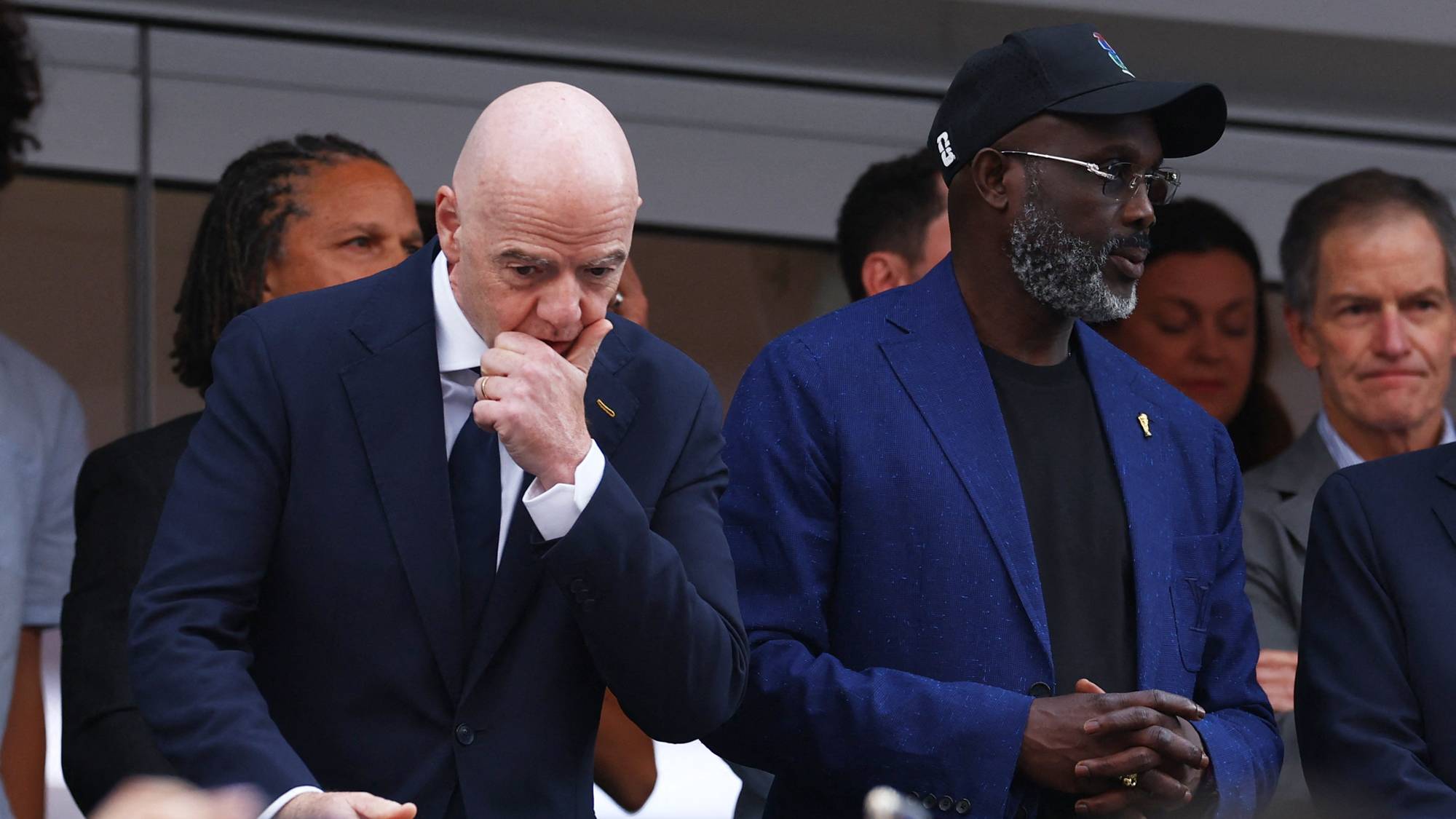 infantino og weah