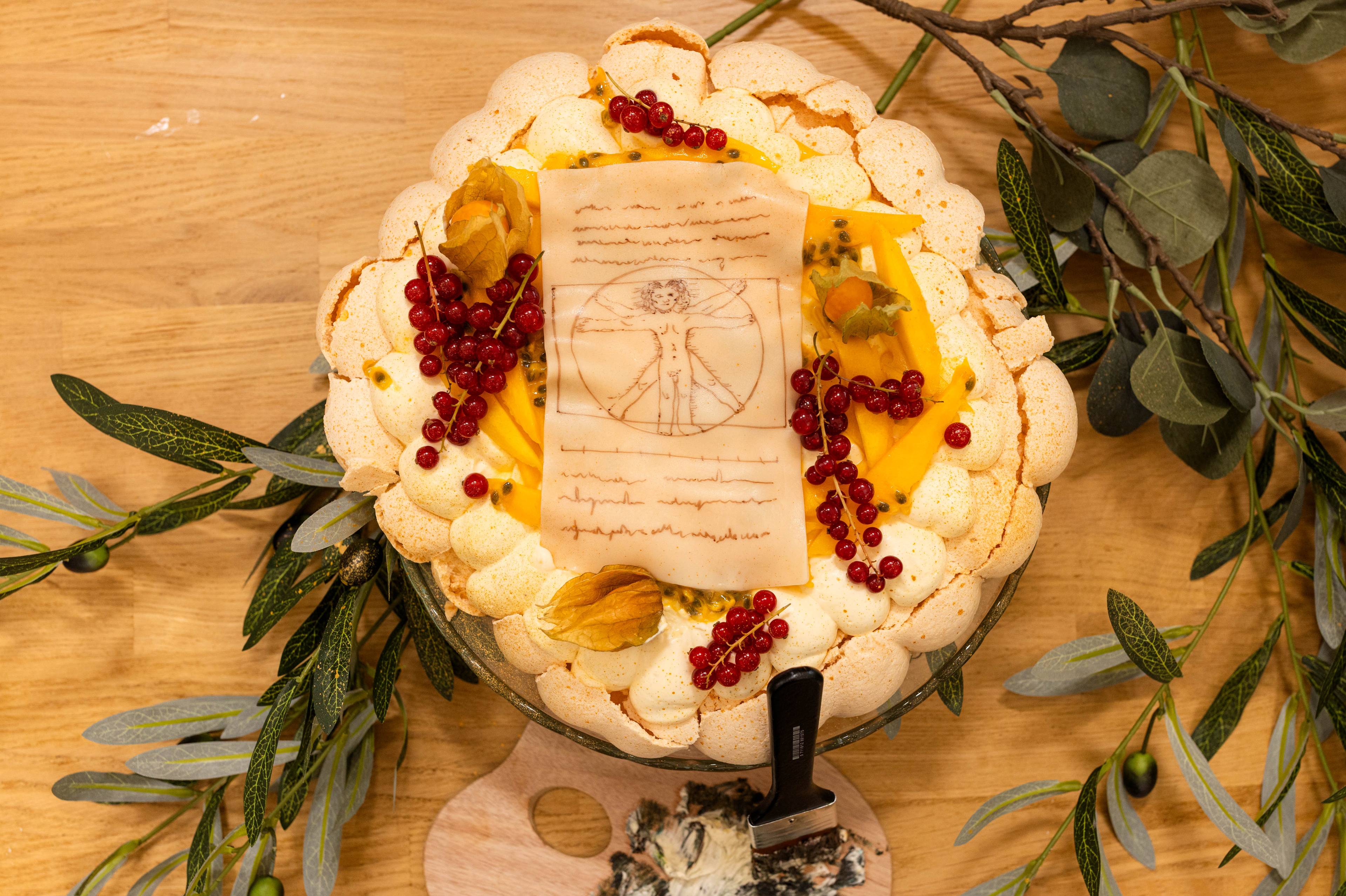 Pavlova som "Den vitruviske mann"
