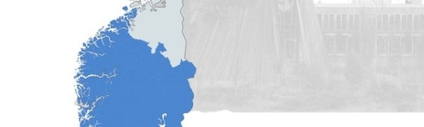Her ligger Sør-Norge valgkrets / Dá lea Lulli-Norgga válgabiire.