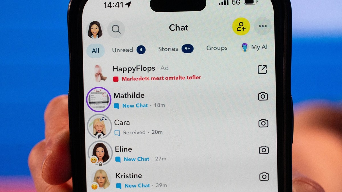 Reagerer på Snapchats reklametriks: – Jeg får en trang til å se