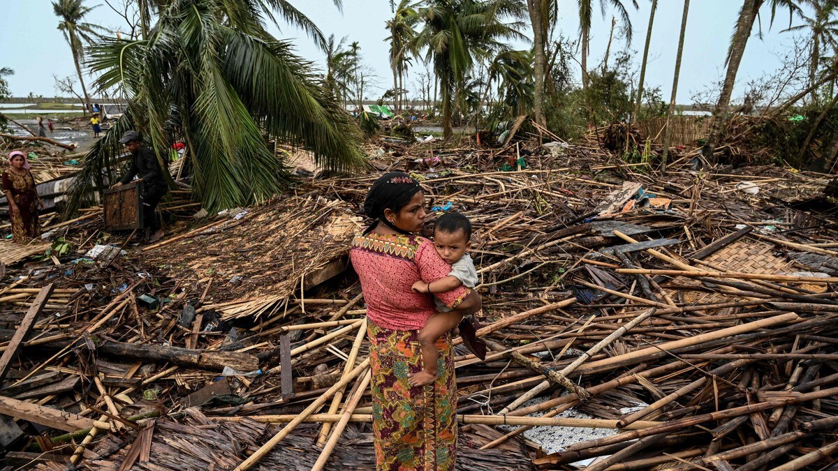Noreg gjev 110 millionar kroner til Myanmar etter syklon