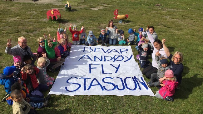 Myrulla barnehage i Andenes gjør klar til protest