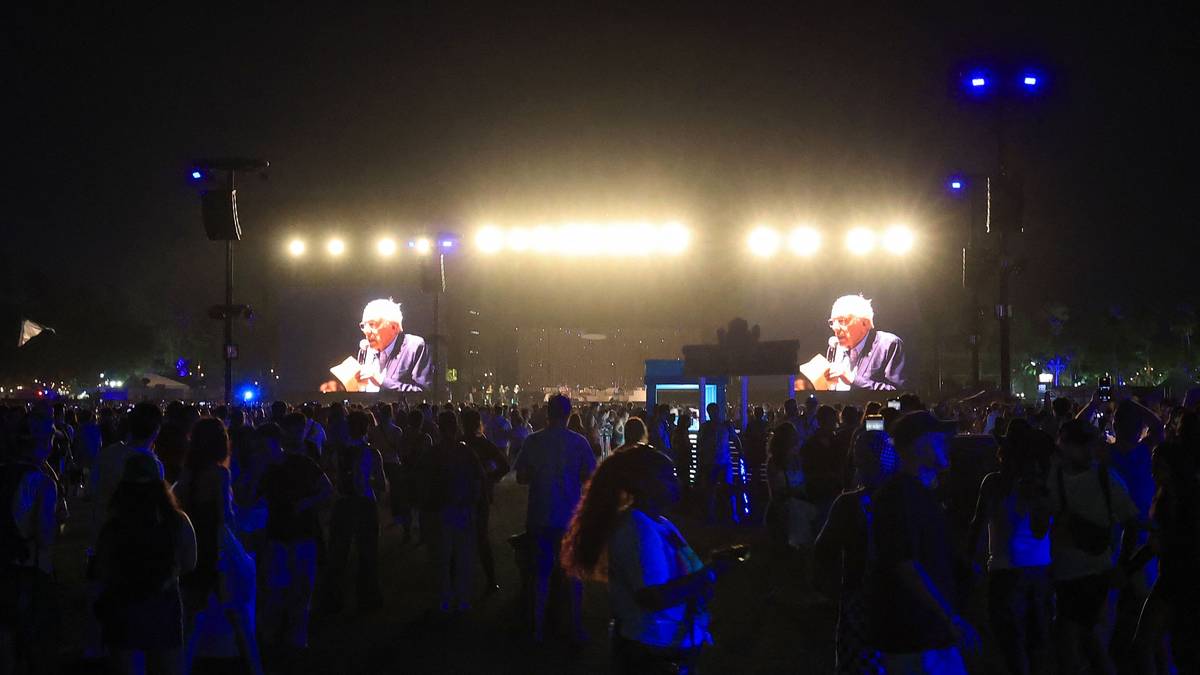 Bernie Sanders dukket opp på Coachella