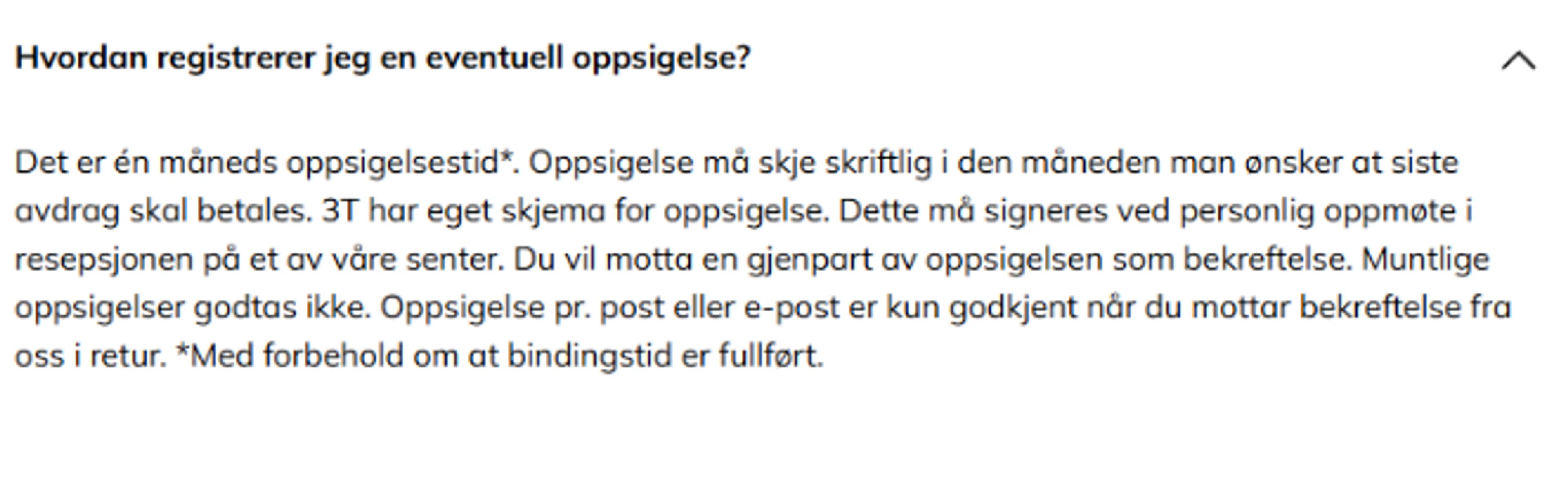 Oppseiing 3T, før 5. mai 2026