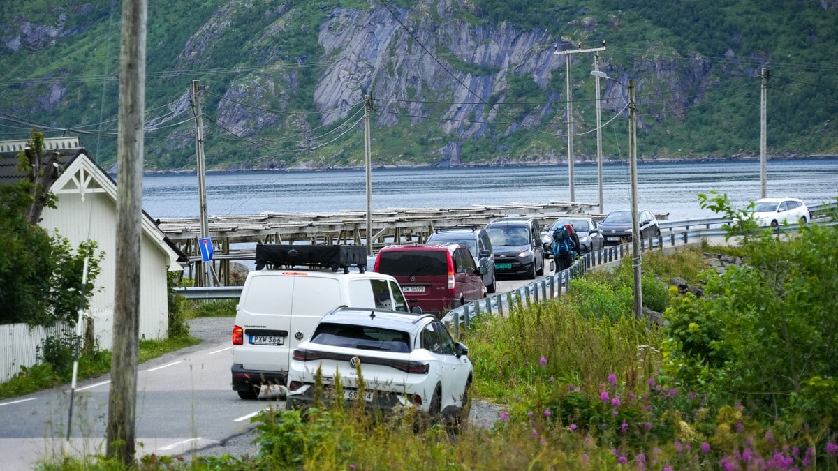 Færre leide bil i Lofoten i sommer