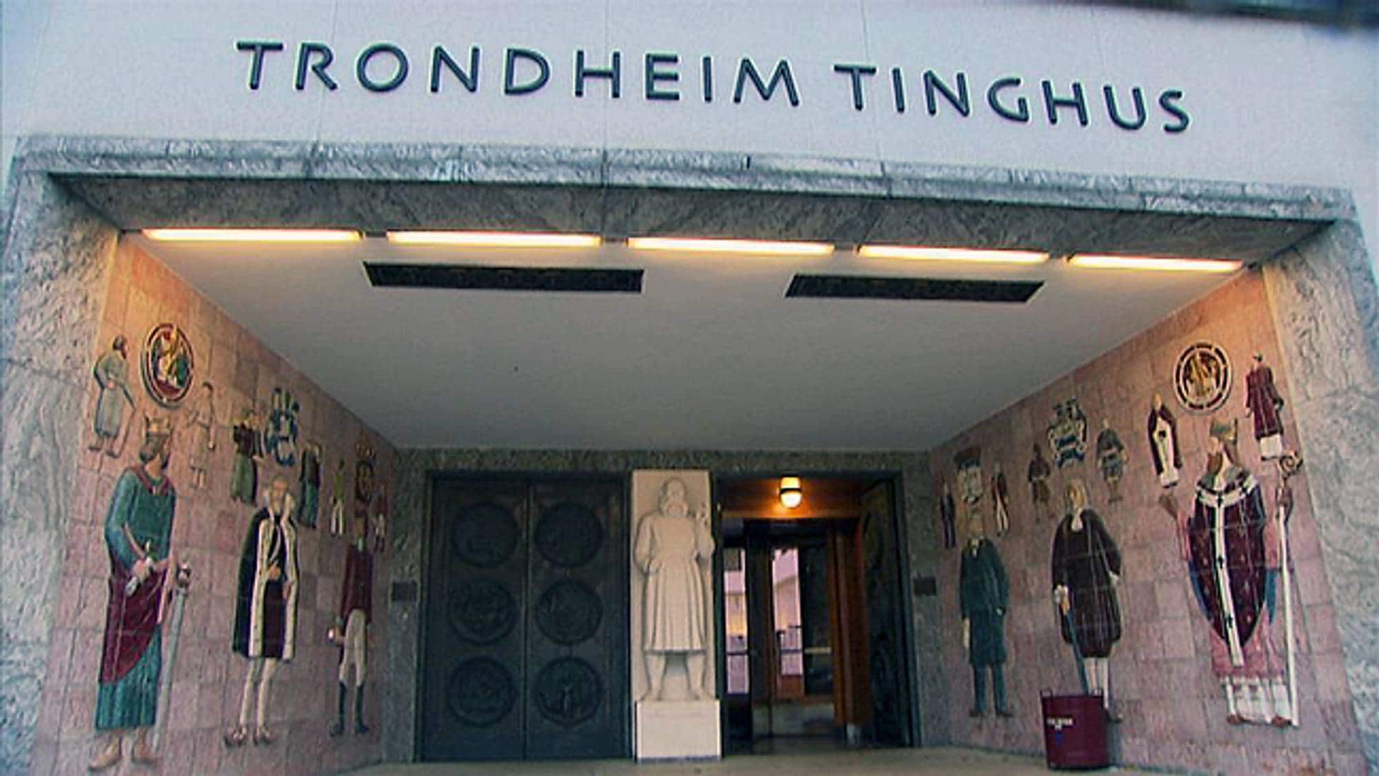 Inngangsparti i Trondheim tinghus