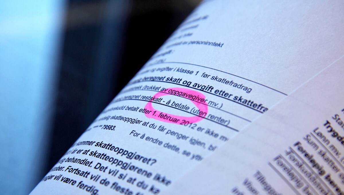 Viktig dag for dem med restskatt: – Betal nå, så slipper du renter