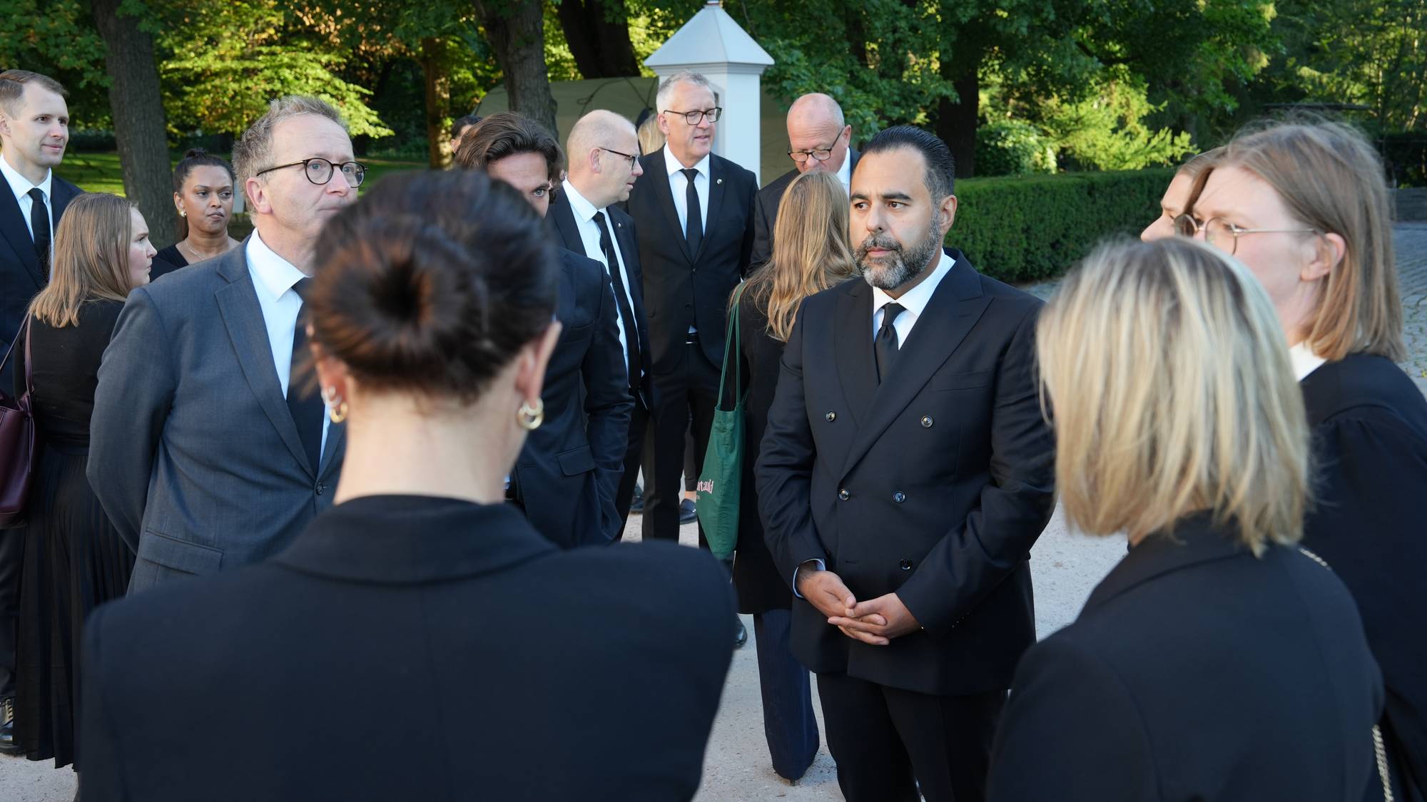 Masud Gharahkhan og andre pralamentariske ledere 