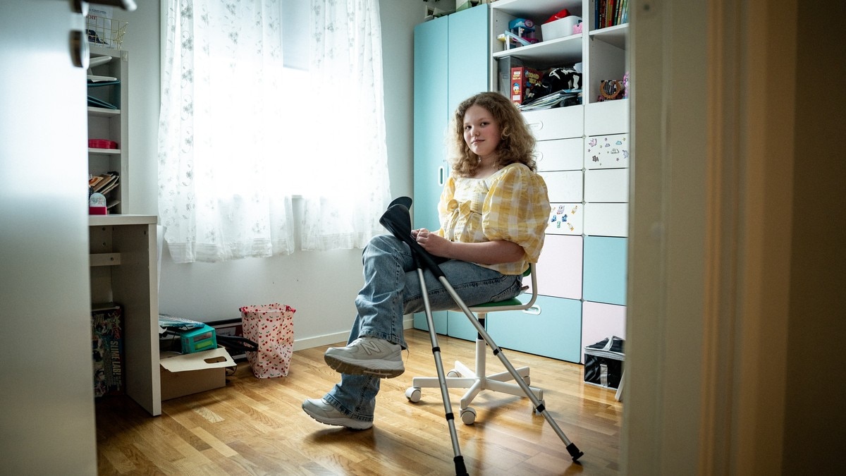 Helle (13) fikk CRPS: Kritiserer sykehus for mangelfull behandling