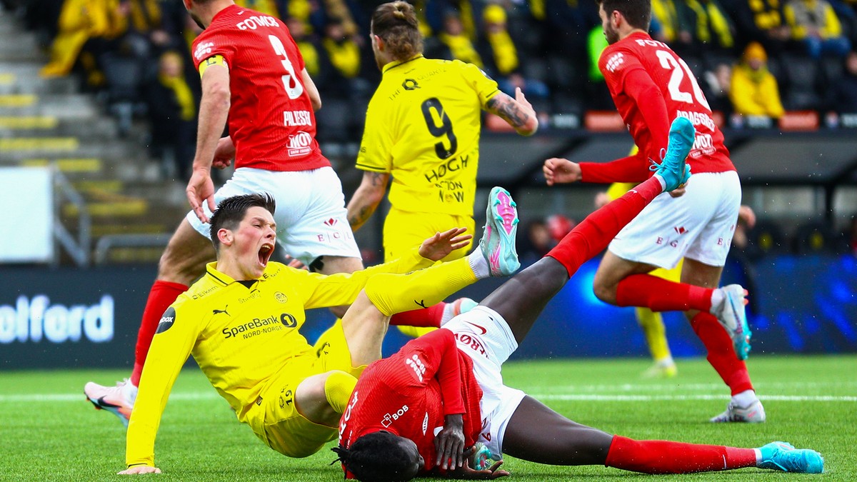 Herjet med Brann &ndash; Glimt-stjerne ut p&aring; b&aring;re etter skrekktakling