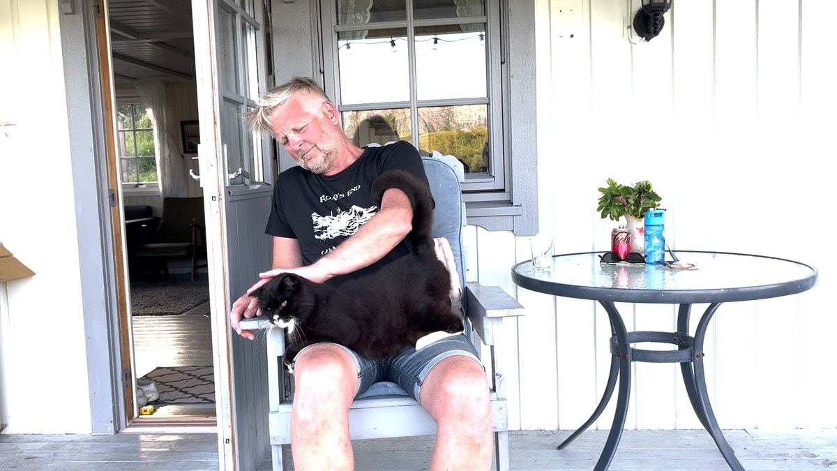 Allergisk mann kjøpte campingvogn til villkatt på hytta