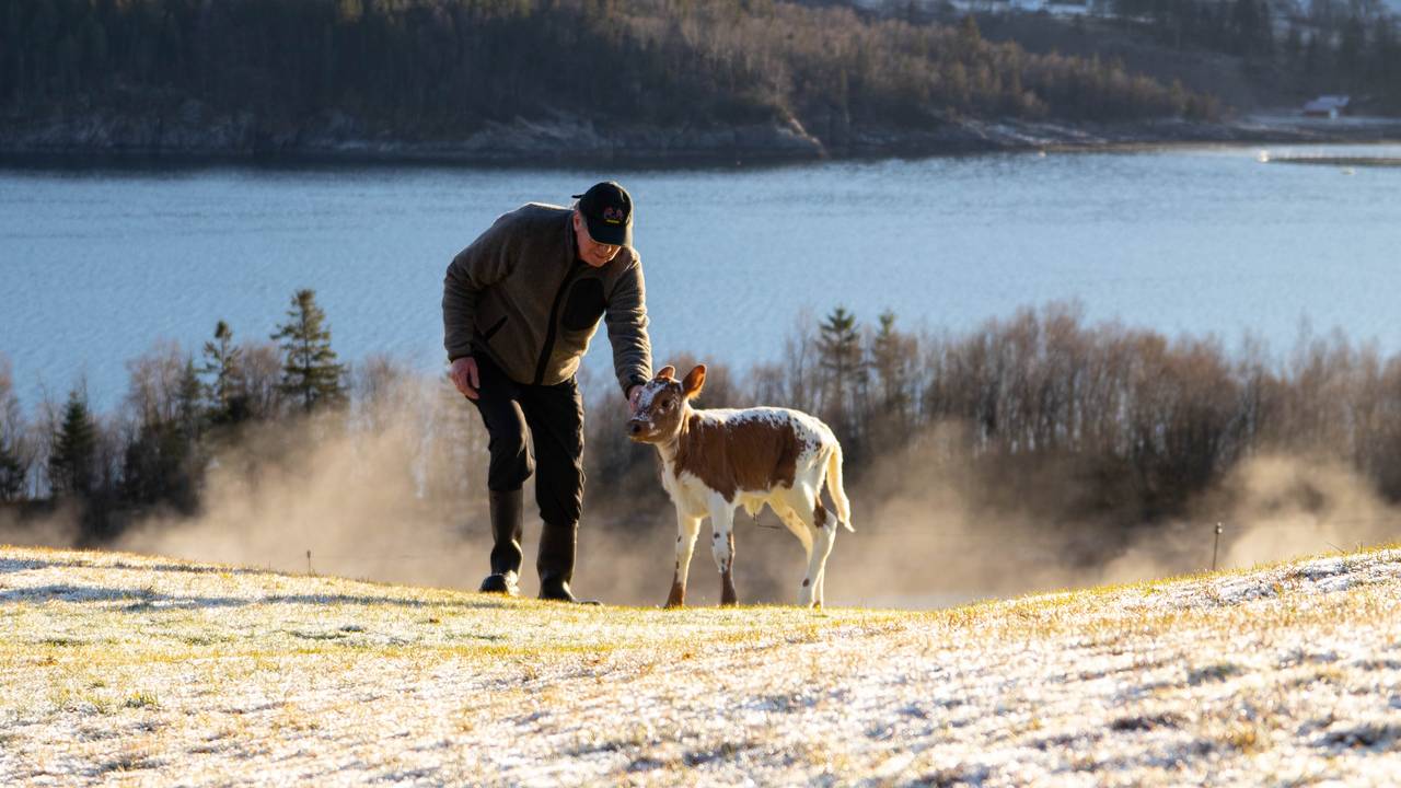 Pappa Terje passer på Lani
