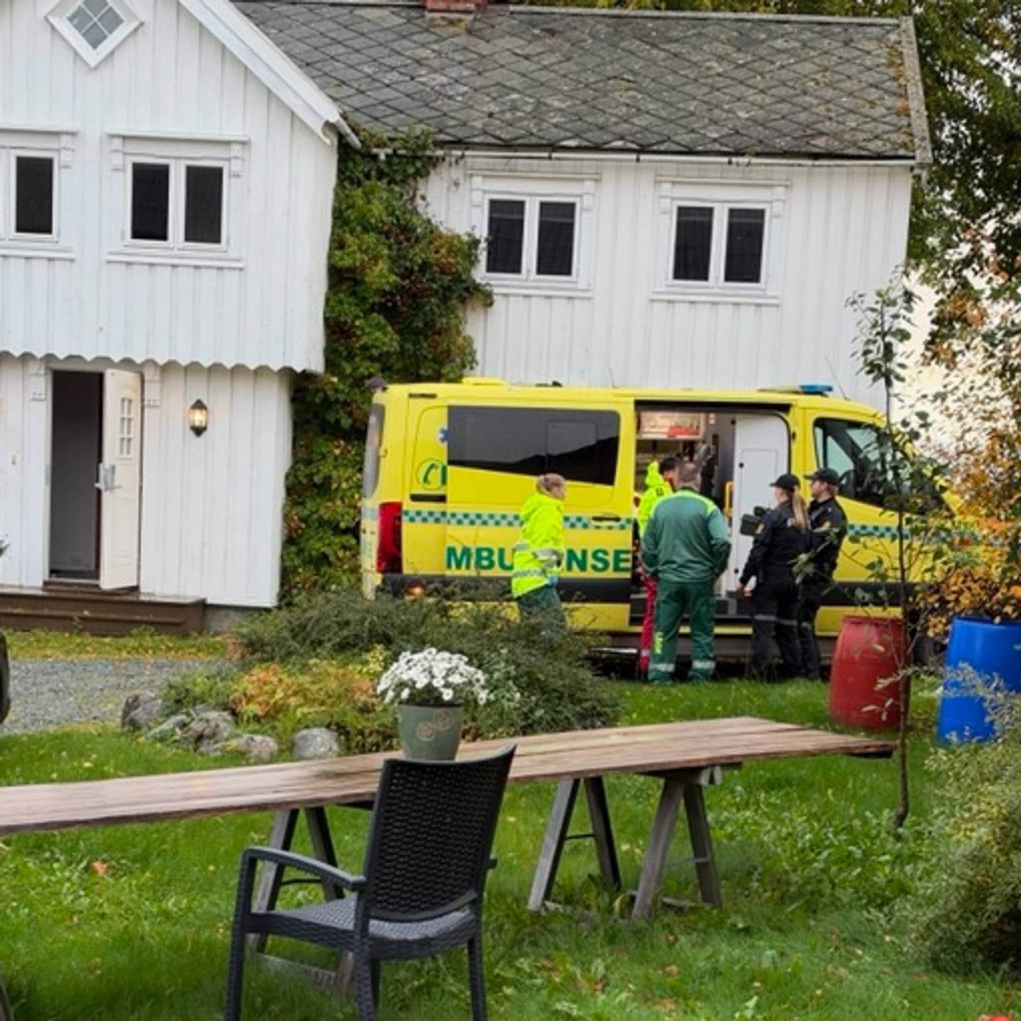 Krasj i en garasje på Frosta