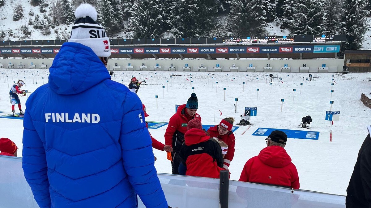 Finsk skiskytter til sykehus etter kollaps: – En guffen følelse