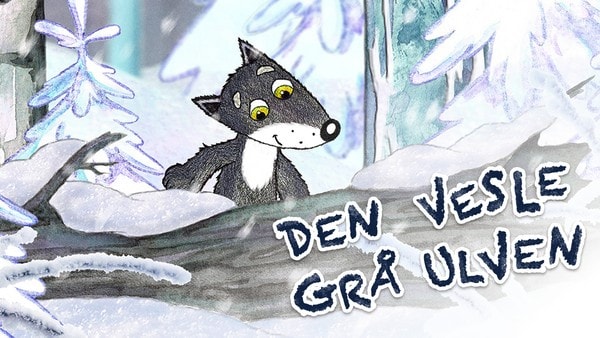 Norsk animasjonsfilm. Den Vesle Grå Ulven opplever alle 4 årstider.