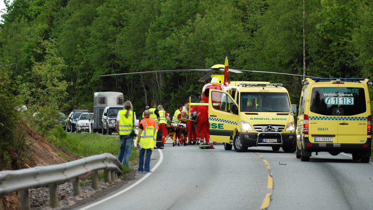 Motorsyklist Skadet I Ulykke Nrk Vestfold Og Telemark Lokale