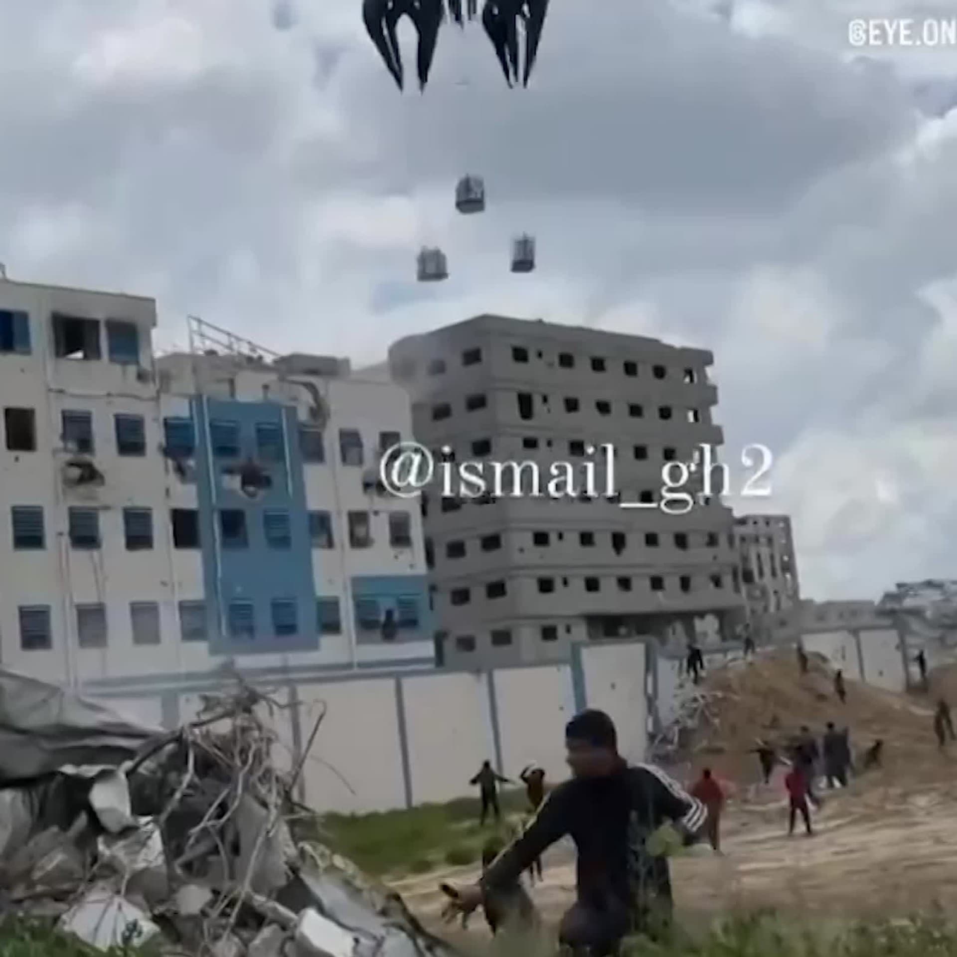 Fem døydde etter å ha blitt trefte av naudhjelp i Gaza