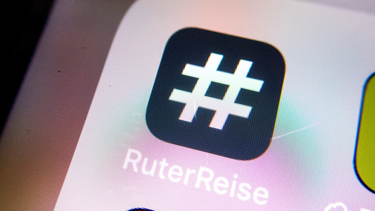 Oslo  20190225.
Illustrasjonsbilde: RuterReise appen på mobil.
Foto: Gorm Kallestad / NTB FOTO: NTB