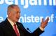 Ronen Zvulun / Reuters / NTB Bilde av President Netanyahu taler til konferanse, 15. februar 2026.