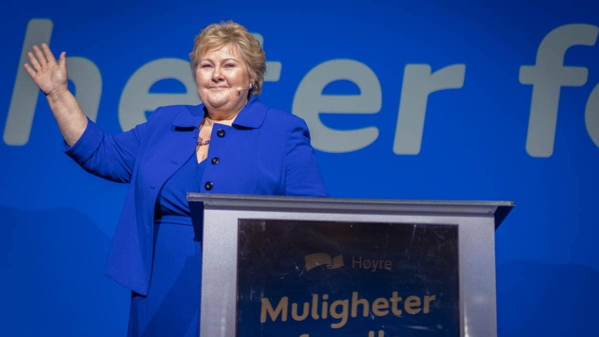 After facing billionaire backlash, Solberg speaks to the national assembly