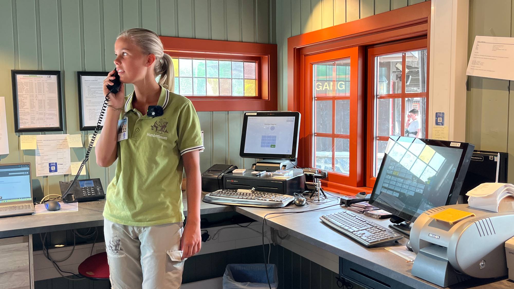 Ada Victoria Bjørnstad (15) på Hunderfossen