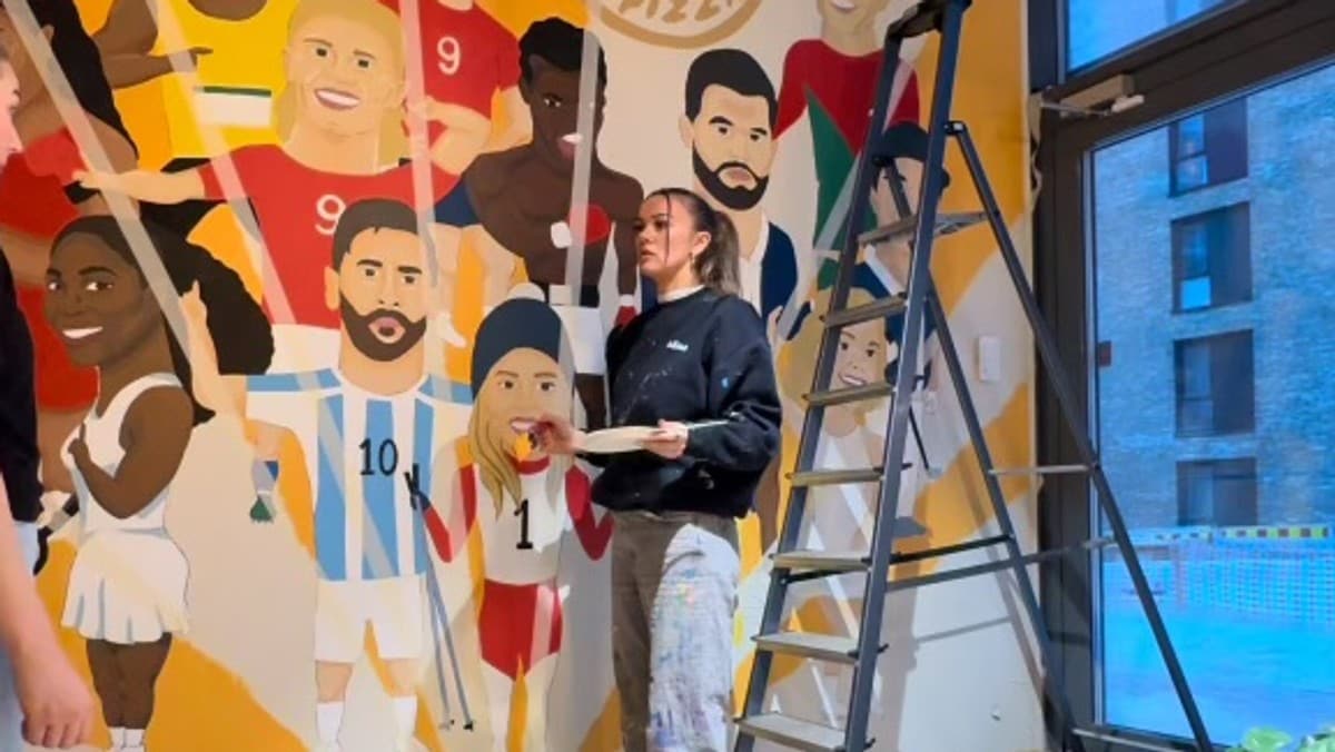 Oda (24) malte bilde av Haaland og Messi – mangler fortsatt betaling