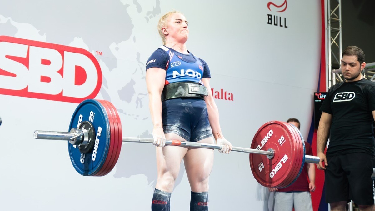 Marte Kjenner ble europamester i styrkeløft