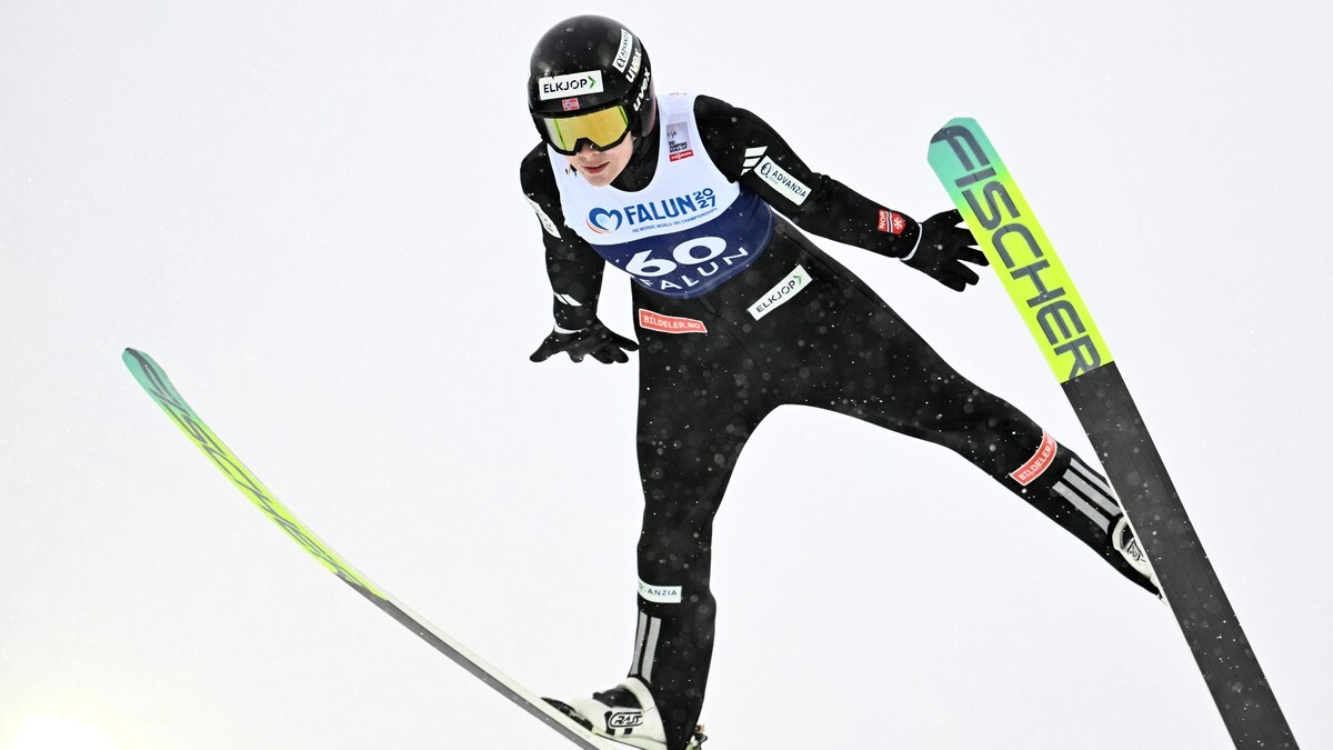 Hopp: Norge utenfor pallen i blandet lagkonkurranse