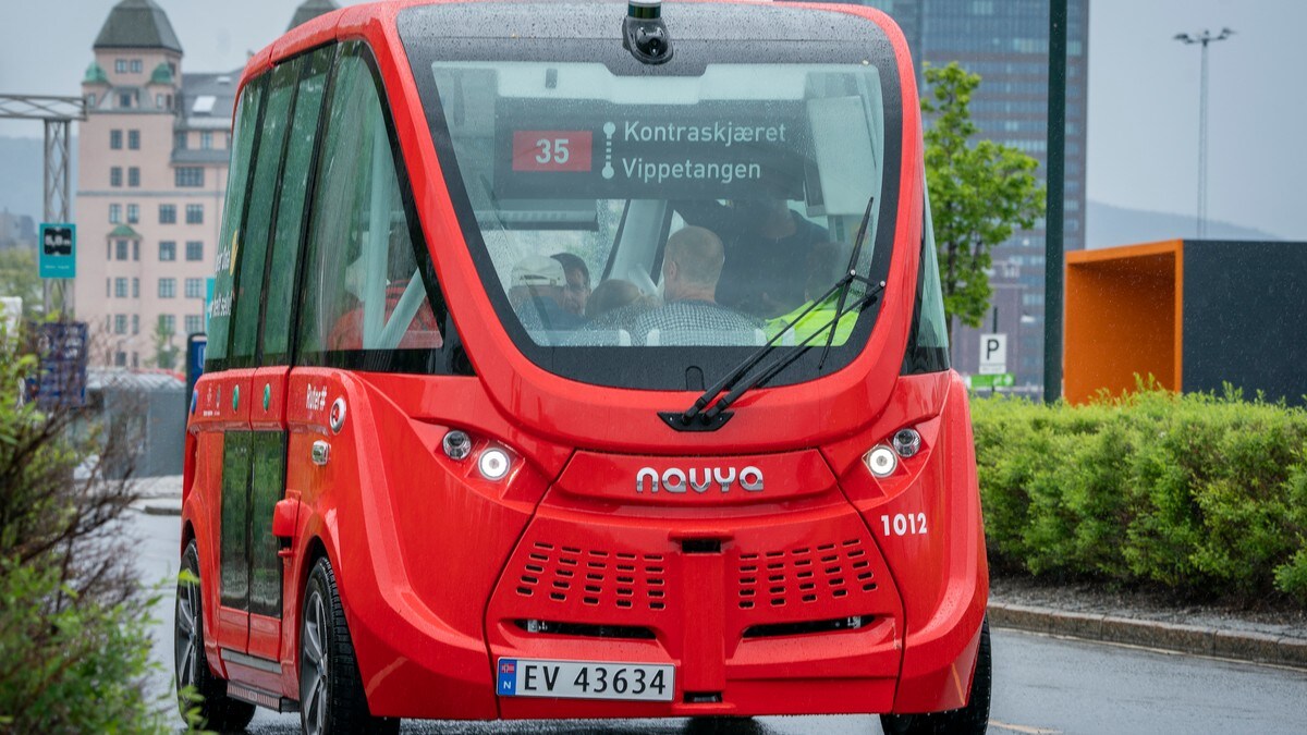 Første førerløse buss i Oslo 