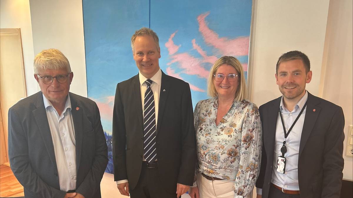 Fornøyd etter møte med ministeren