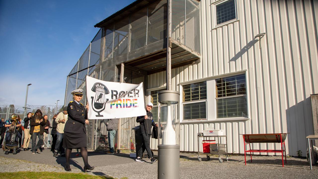 Pride-parade i Eidsberg fengsel